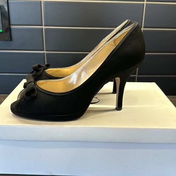 Ladies peep toe heels - Picture 2 of 6